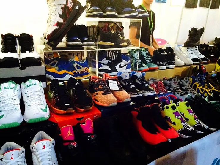 照片拍攝自2015年辰清潔球鞋派對擺攤