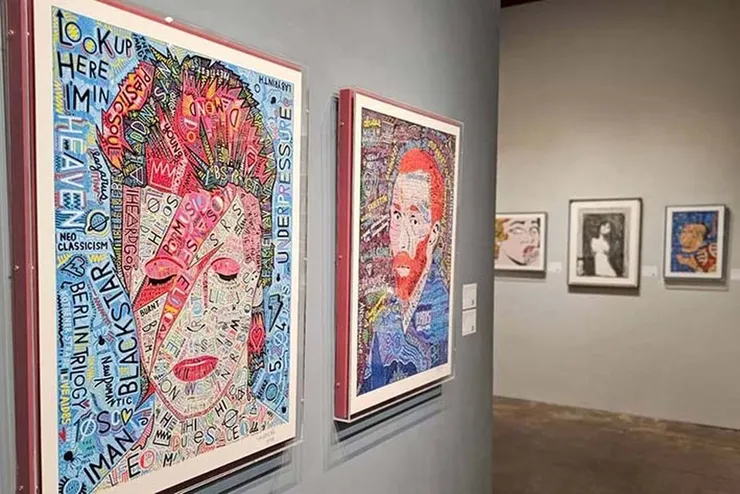 日常角色—卡漫語彙下的當代版畫與雕塑展」展二。 多納藝術/提供