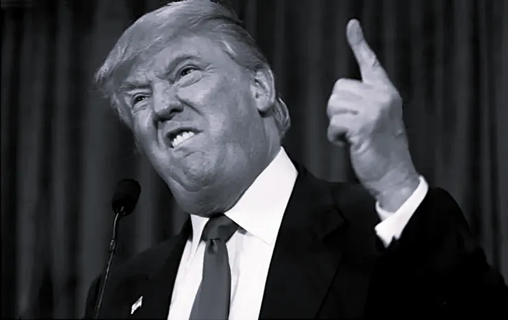 剛再就任的美國總統[川普]  (圖片取材自網路)