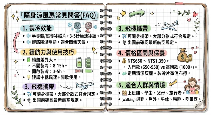 選購隨身風扇常見問答