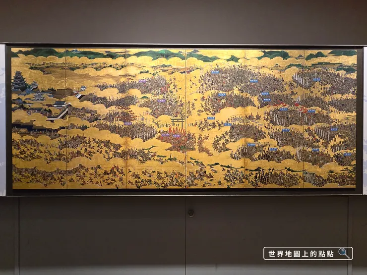 「大坂夏之陣」屏風畫