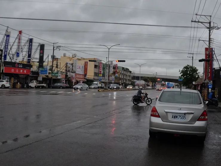 高架橋就是中清路。