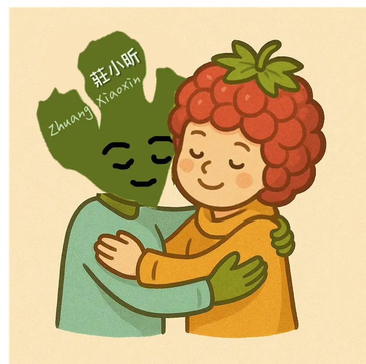 我和小蒛惺惺相惜  XDDD  (小蒛&小昕共同創作繪圖)