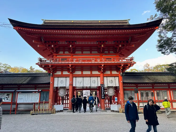 具有長久歷史的神社一定都在樹木當中 自然就是看美景的地方