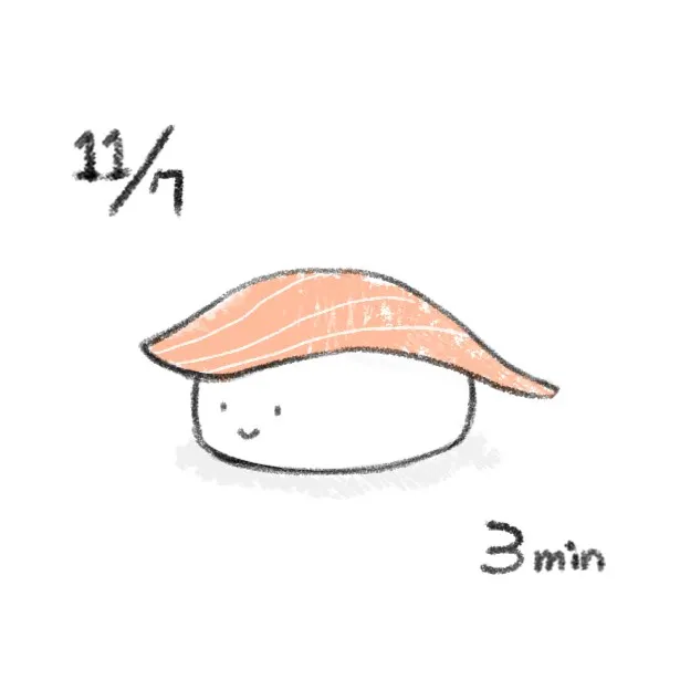 印象中的鮭魚壽司