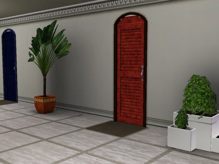 跟樓下的洗手間門一樣顔色。