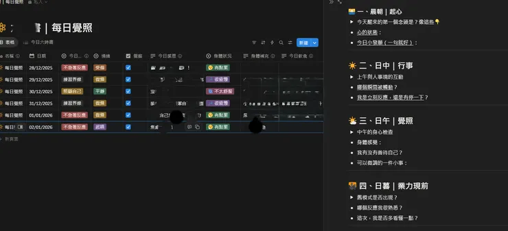 我不是在記錄情緒，而是在學習不要被情緒帶走