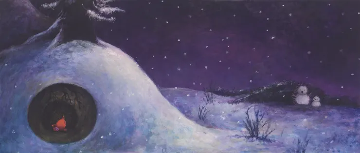 雪白的大地 尺寸:30*78公分 年代:2015