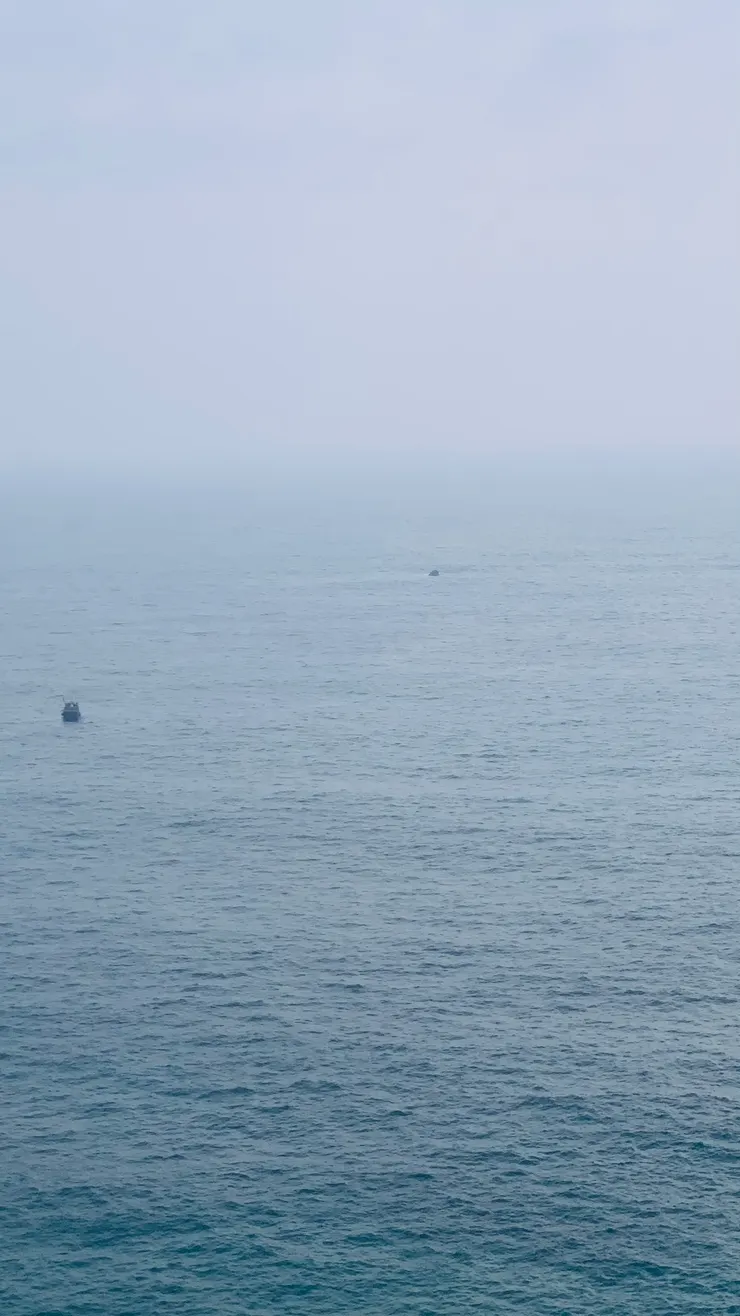 如果漲潮就變純來看海啦。