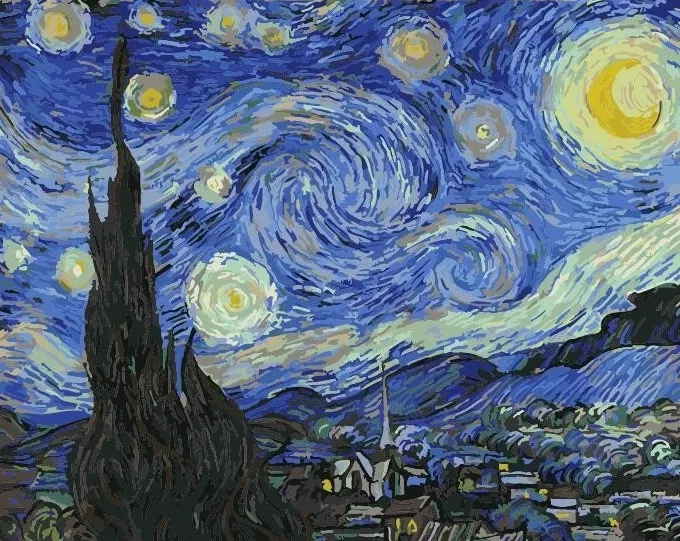 梵谷｜星夜擷取網圖