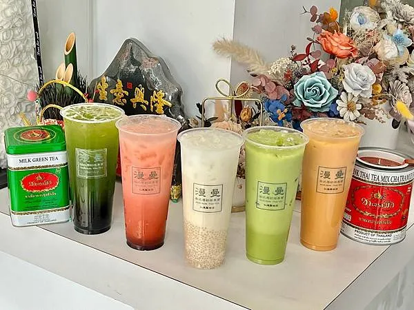 ＊（台南泰奶）漫曼泰式厚奶茶仁德厭世店～超濃泰式厚奶茶一秒到