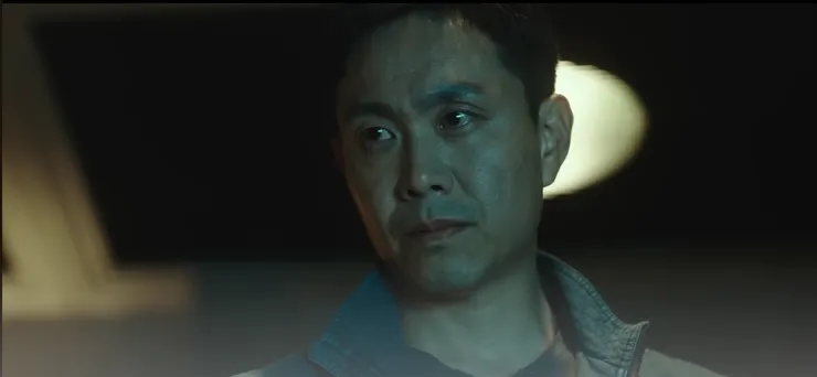 吳正世的警察戲份很細膩。（Source : 預告截圖。）