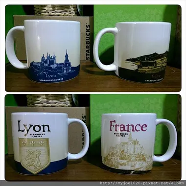另外是爸爸的朋友法國里昂買回來的城堡樣式杯。