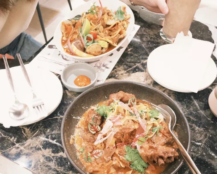 岡山那邊微辣羊肉醬與義大利鳥巢麵