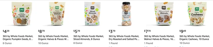 365 系列：堅果類。