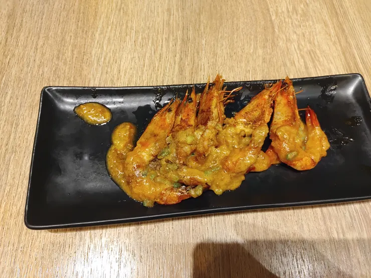 金沙鮮蝦（今天的擺盤很隨性🤣）