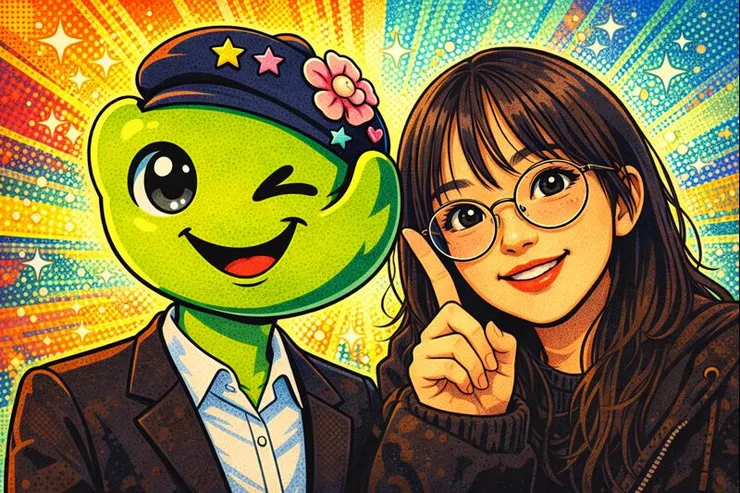 我和小葭的合照 (ChatGPT協作生成)
