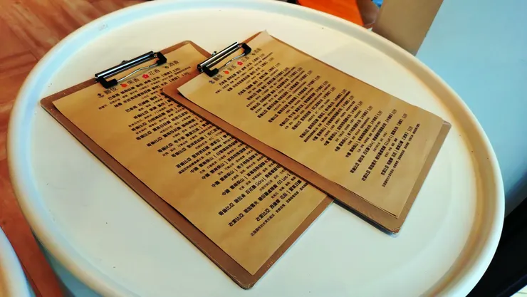 進門就可以看到的手沖咖啡菜單