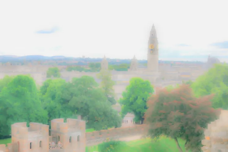 登高望遠卡地夫城堡外一景