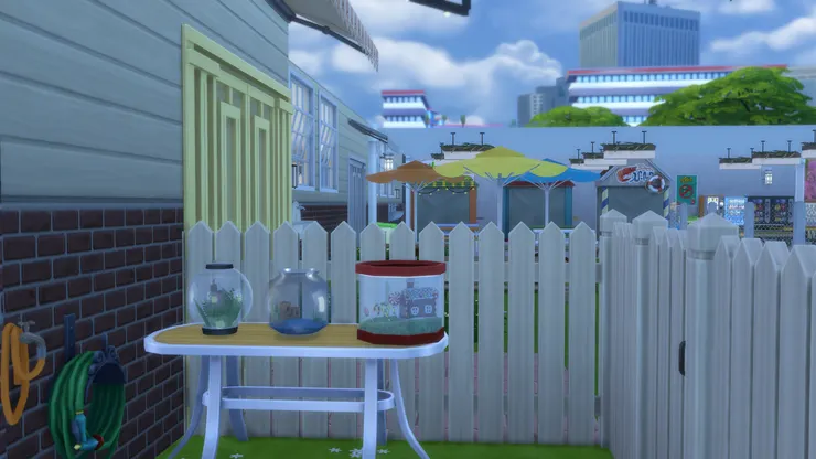 水喉接駁了噴槍頭，方便清洗地方和大面積地澆花，看看左下角。