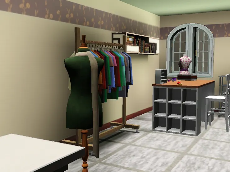 這個房間很特別，因為沒有固定用途，按需要而擺放物品。