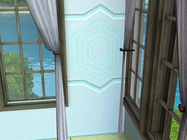 壁紙的蜜瓜綠配灰白讓我覺得很清新舒服，也令這個空間光猛些。