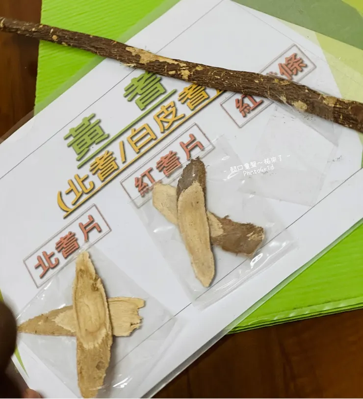 這些都是孩子在活動過程中可以摸到的中藥。店家也很會變化做遊戲。