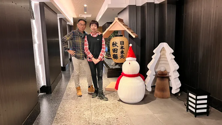 日式料理餐廳聖誕佈置