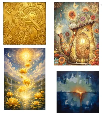 (能量畫，各有自己的風貌，因為它有自己的特性～縮圖有些模糊，哈)