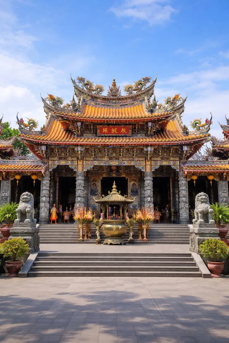 莊嚴肅穆的廟宇