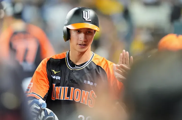 統一獅外野大物林佳緯(圖片來源:統一獅fb)