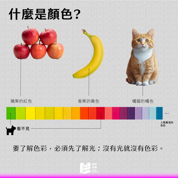 形形色色的色色（二）：螢幕跟印刷又不一樣！到底什麼是顏色？－什麼是顏色？