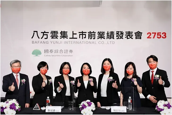 圖片來源:八方雲集上市業績發表會直播影片
