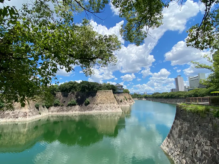 大阪城城牆護城河