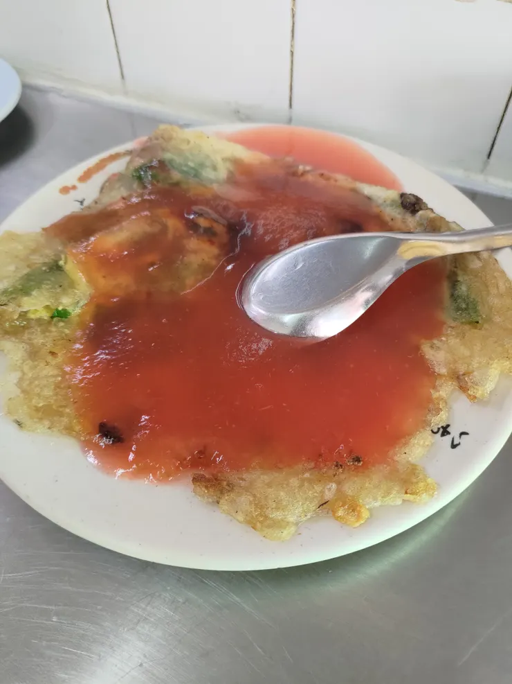 屏東的蚵仔煎 80元