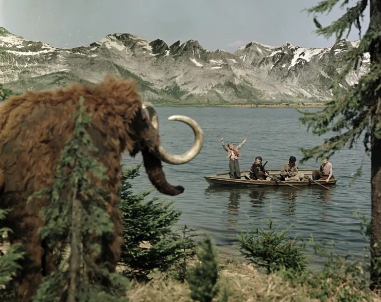 《史前探險記》電影劇照／劇照提供：Karel Zeman Museum