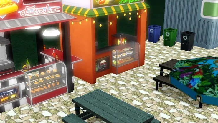 小吃攤尤其搶眼。