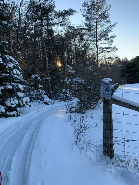 農莊朋友的私家越野滑雪道，冬天怎會沉悶？