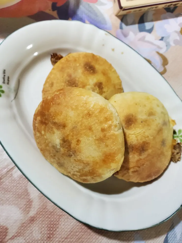 怎麼看都像是酥餅我應該用另一個方式煎炸