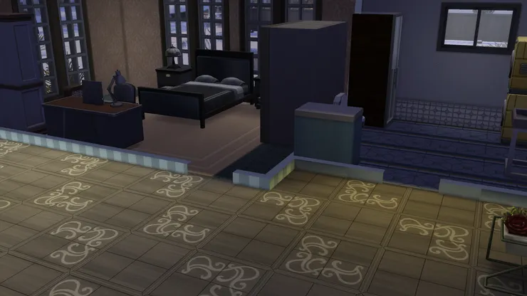 我記得是按著一所大屋來設計，一進來便是房間和洗手間。