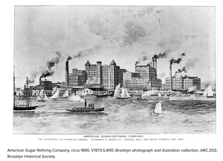 美國製糖公司的布魯克林糖廠，1890