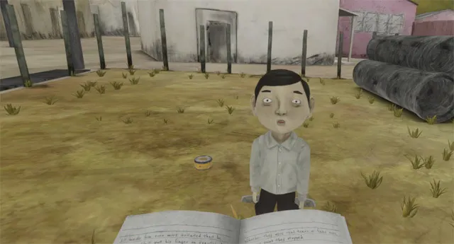 小男孩總是一個人在空地玩耍。（圖片來源：https://prtimes.jp/main/html/rd/p/000005260.000001719.html）