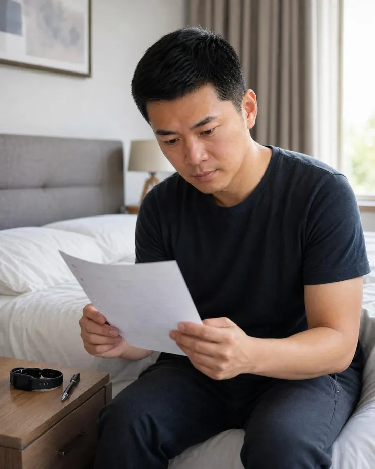 梁練偉示範改善睡眠品質的晚間降速流程