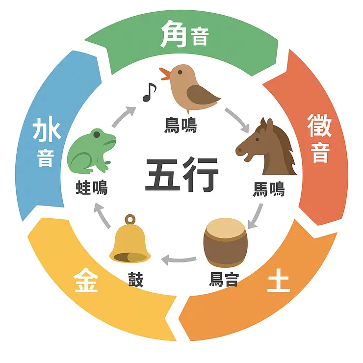 五音與五行的循環
