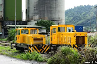 當日休息的另外兩輛幸福水泥調車機