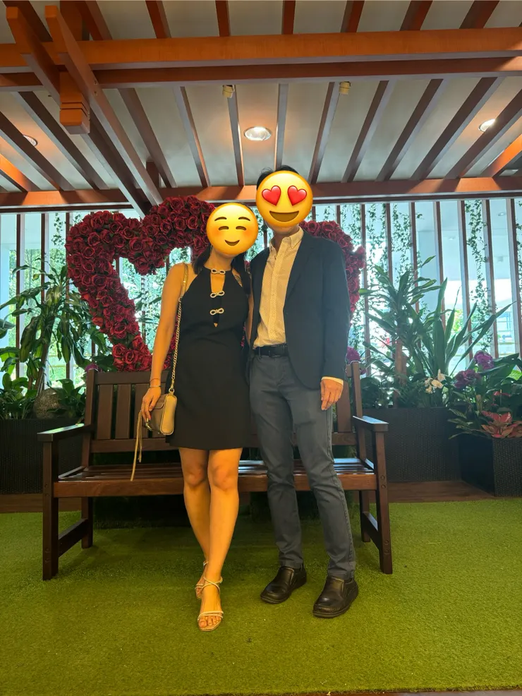 跟戶政事務所一樣，有美麗的佈景提供拍照，這個佈景很美！