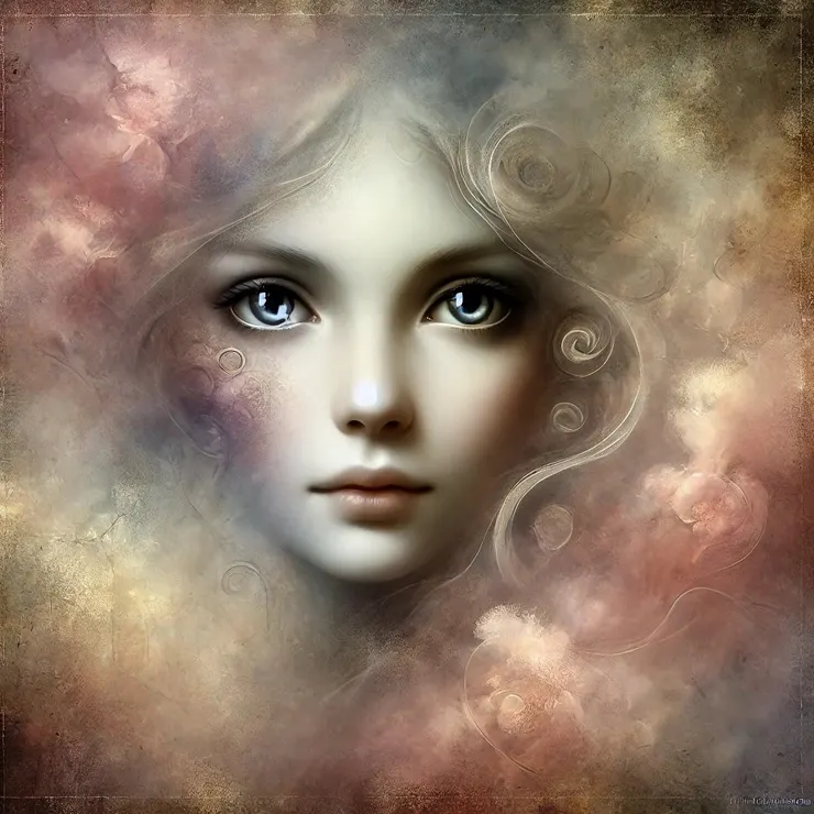 Jane runs her fingers gently over the image, feeling the energies of emotions preserved in its brushstrokes.