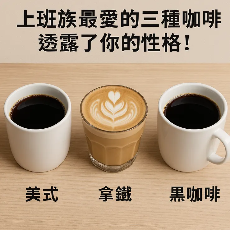 上班族最愛的三種咖啡，透露了你的性格！