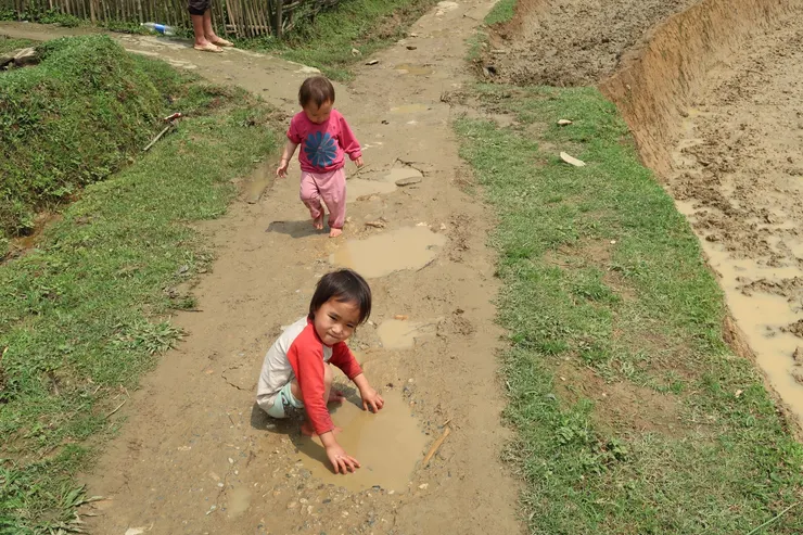 完全不怕生的小朋友