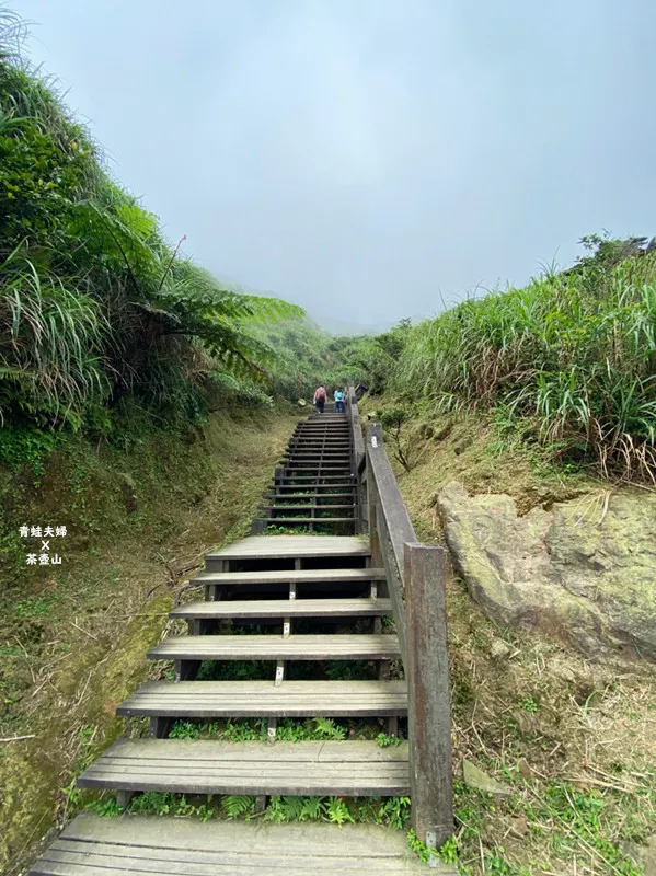 ▲這一路一下石階、一下碎石地、一下木階，變化很多走起來都不覺得無聊